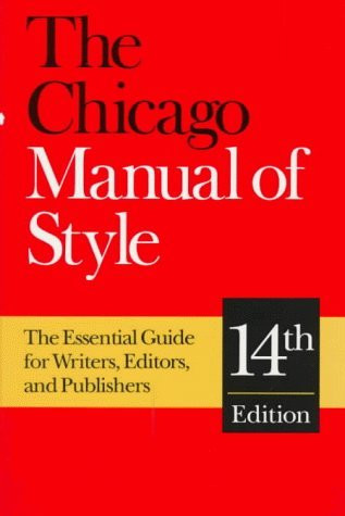 Chicago Manual Of Style