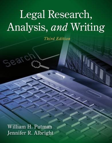 Legal Research Analysis And Writing