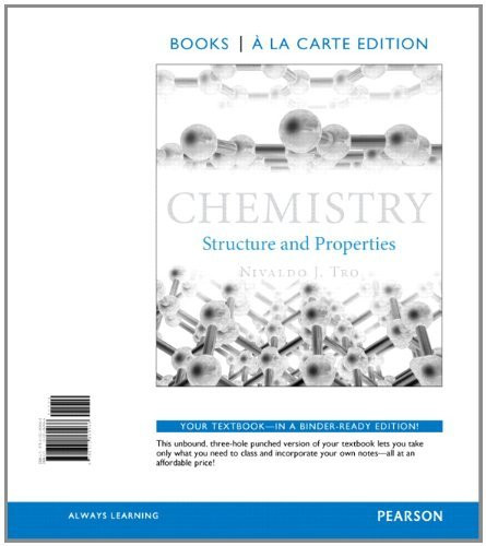 Chemistry Structure and Properties Books a la Carte Edition
