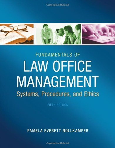 Fundamentals Of Law Office Management