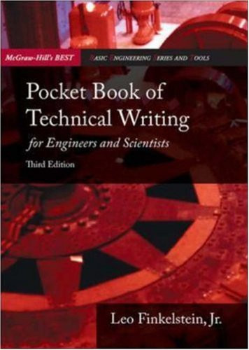 Pocket Book Of Technical Writing For Engineers And Scientists