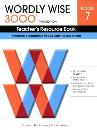 Wordly Wise 3000 Teacher'S Resource Book Book 7