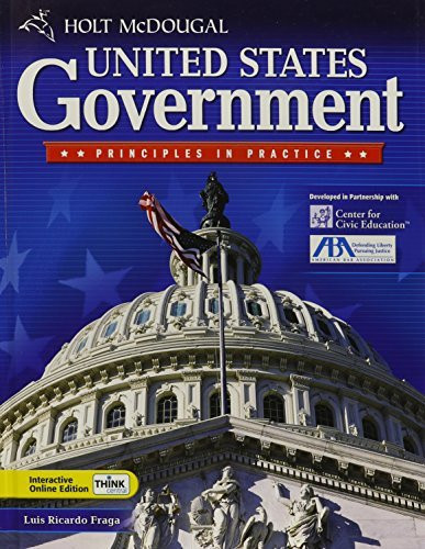 Mcdougal United States Government Principles In Practice Student Edition