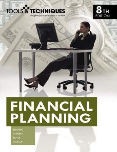 Tools And Techniques Of Financial Planning