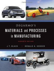 De Garmo's Materials And Processes In Manufacturing