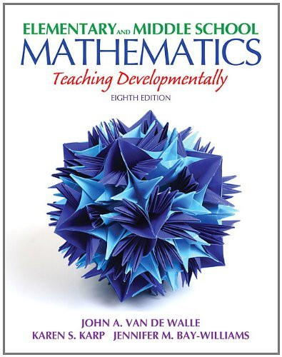 Elementary And Middle School Mathematics