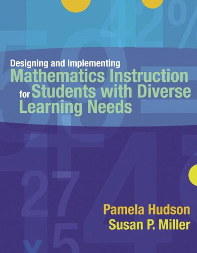 Designing And Implementing Mathematics Instruction For Students With Diverse