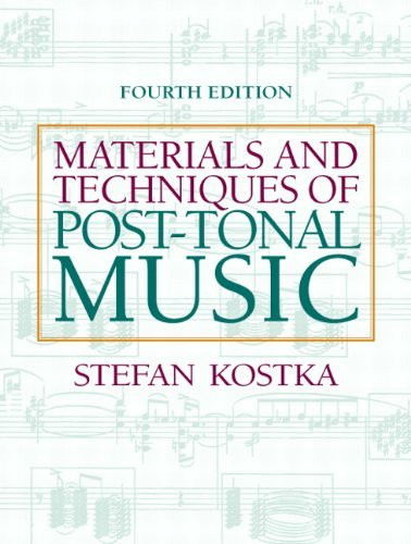 Materials And Techniques Of Post Tonal (20th Century) Music