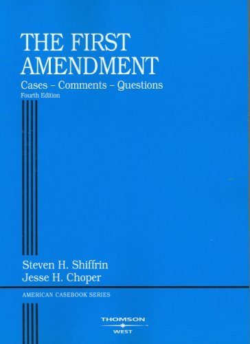 First Amendment Cases Comments Questions