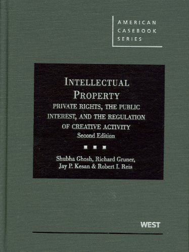 Intellectual Property Private Rights The Public Interest And The Regulation Of Creative Activity