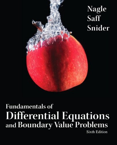 Fundamentals Of Differential Equations And Boundary Value Problems