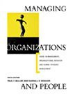 Managing Organizations And People