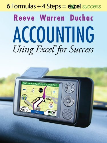 Accounting Using Excel For Success