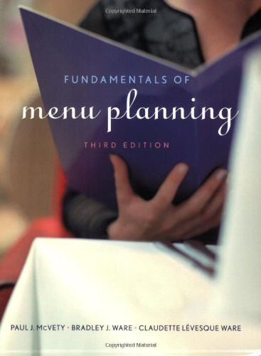 Fundamentals Of Menu Planning