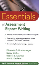 Essentials Of Assessment Report Writing