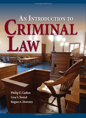 Introduction To Criminal Law