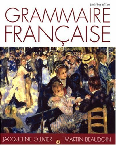 Workbook For Poulion-Mignault's Grammaire Fran ?aise