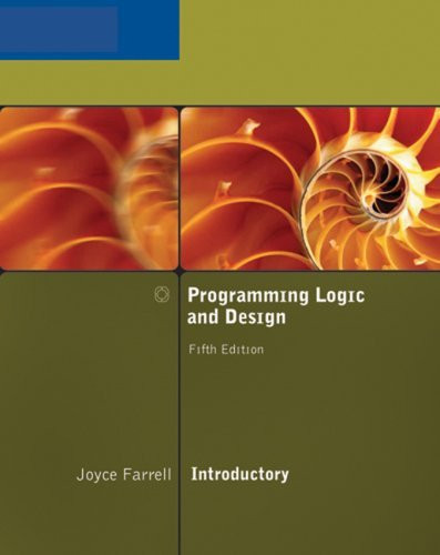 Programming Logic And Design Introductory