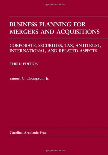 Business Planning For Mergers And Acquisitions