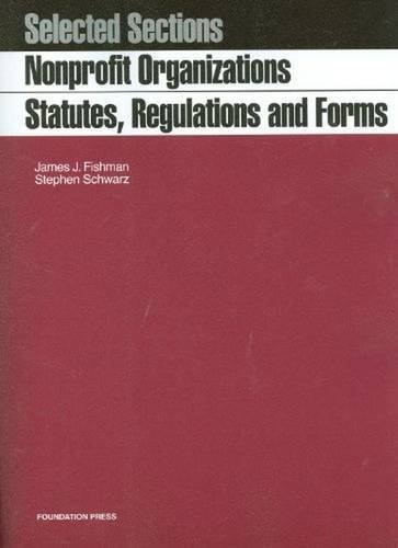 Nonprofit Organizations Statutes Regulations And Forms