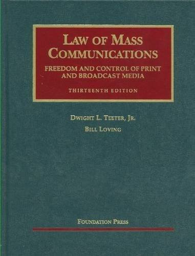Law Of Mass Communications