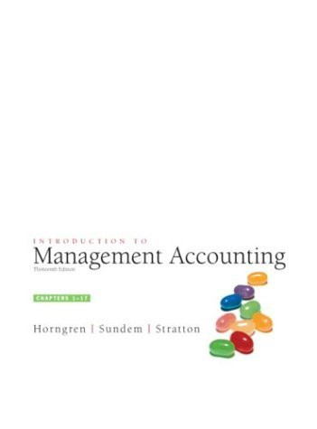 Introduction To Management Accounting