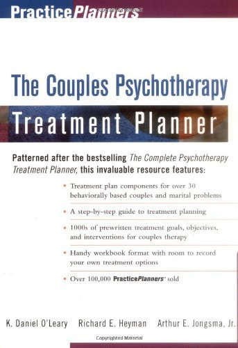 Couples Psychotherapy Treatment Planner