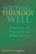 Writing Theology Well