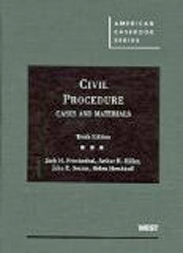 Civil Procedure Cases And Materials