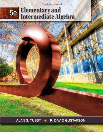 Elementary And Intermediate Algebra