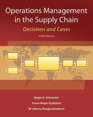 Operations Management In The Supply Chain