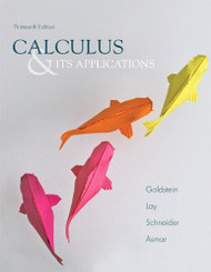 Calculus And Its Applications by Larry J. Goldstein