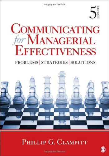 Communicating For Managerial Effectiveness