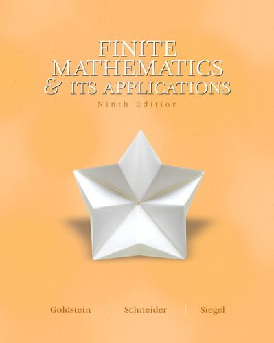 Finite Mathematics And Its Applications
