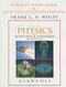 Student Study Guide And Selected Solutions Manual For Physics For Scientists