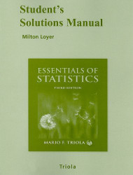 Student Solutions Manual For Essentials Of Statistics