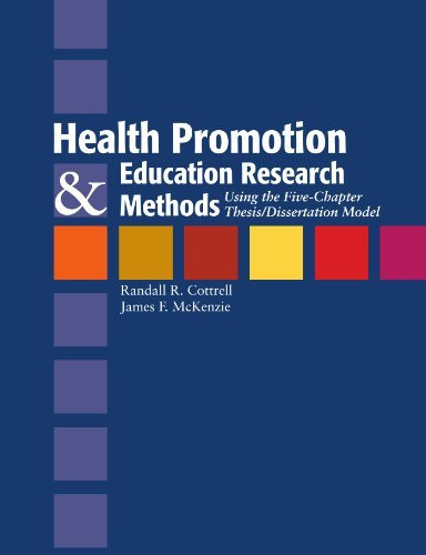 Health Promotion And Education Research Methods