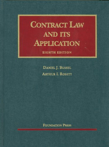 Contract Law And Its Application