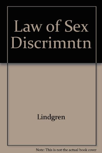 Law Of Sex Discrimination