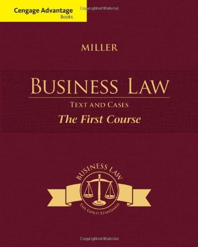 Business Law Text And Cases The First Course