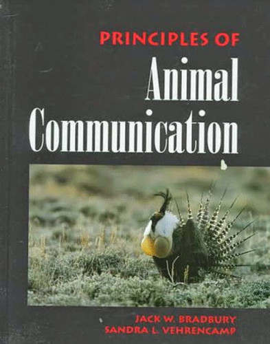 Principles Of Animal Communication By J W Bradbury