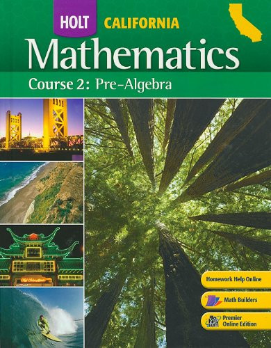 Mathematics Course 2 Pre-Algebra