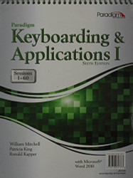 Paradigm Keyboarding And Applications I