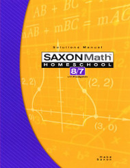 Saxon Math 8/7 With Pre-Algebra