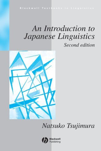 Introduction To Japanese Linguistics