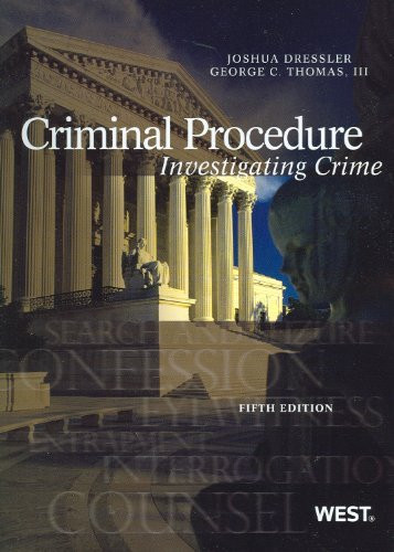 Criminal Procedure Investigating Crime