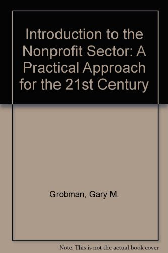 Introduction To The Nonprofit Sector