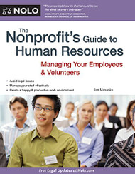 Nonprofit's Guide To Human Resources by Jan Masaoka Attorney Attorney