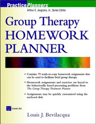 Group Therapy Homework Planner with Download eBook by Louis Bevilacqua