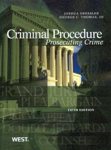 Criminal Procedure Prosecuting Crime